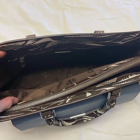 Tory Burch Leather Tote - Picture 9 of 14